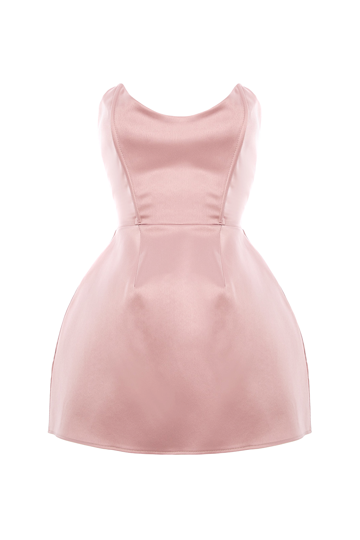 Dusty Pink Corset Dress