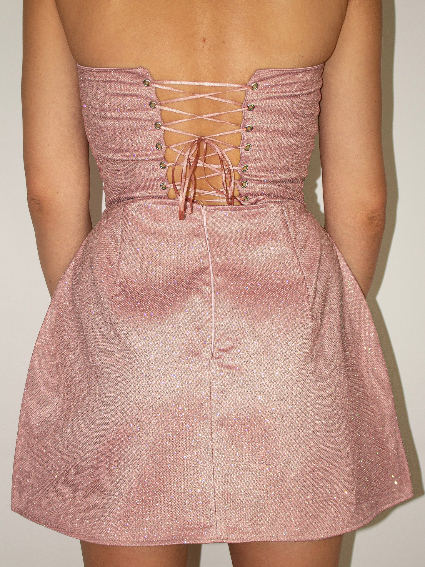 Sugar Shimmer Corset Mini Dress
