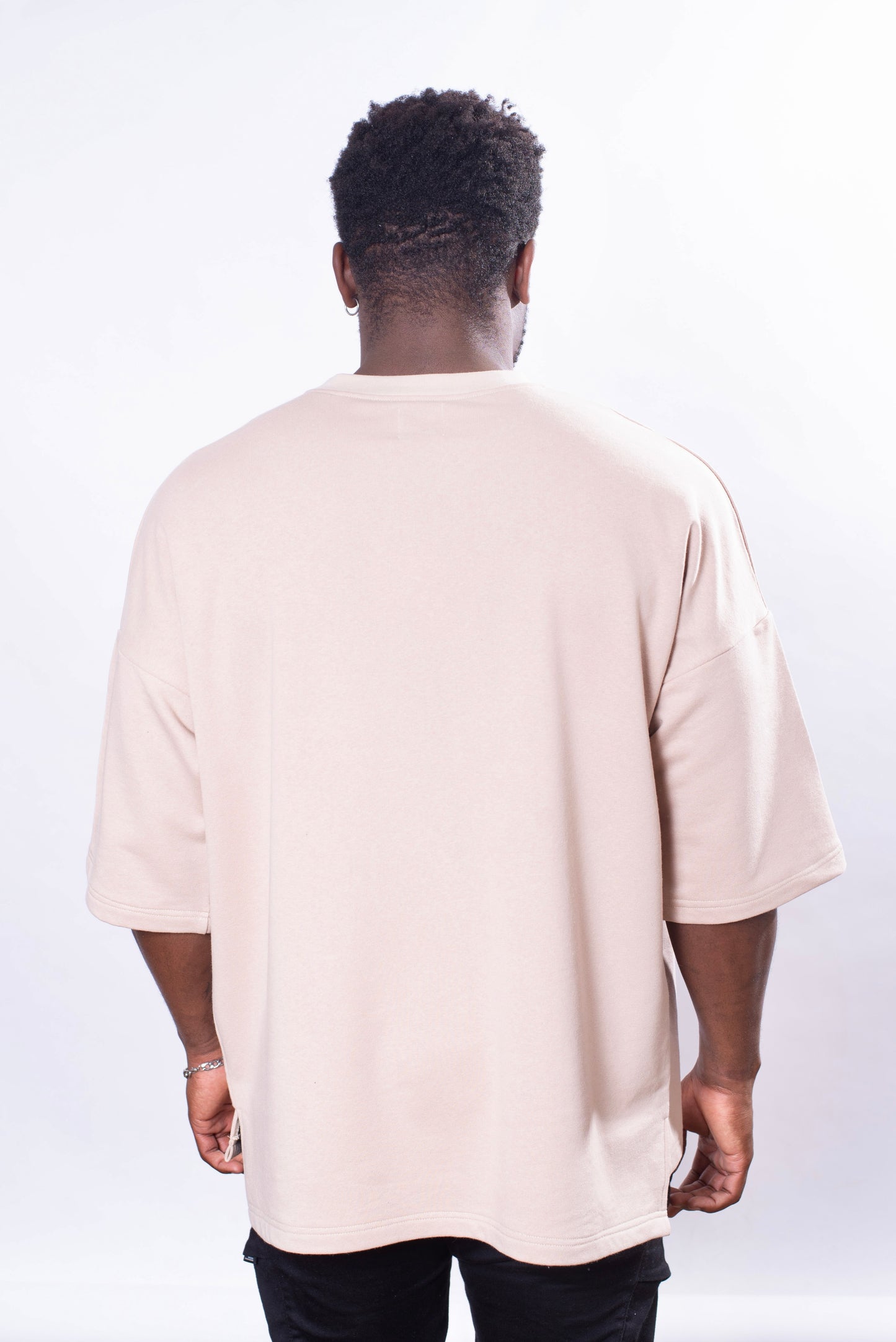 Oversized Heavy Beige Tee