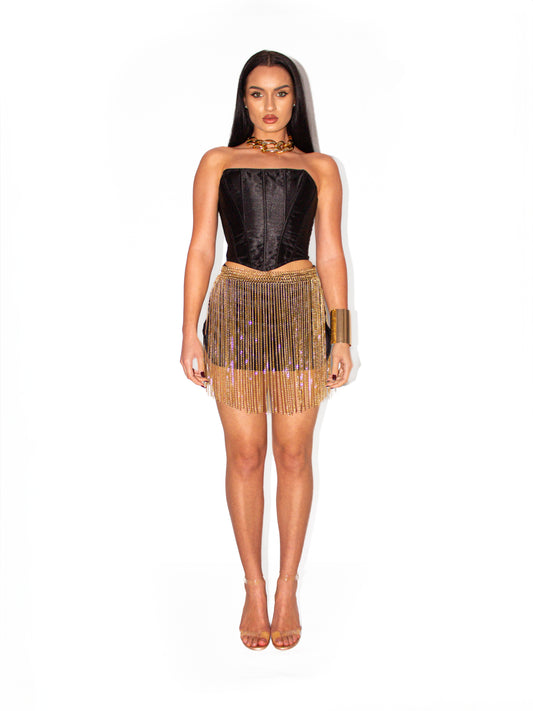 Gold Chain Skirt