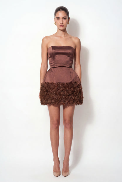 Flora Mousse Mini Corset Dress