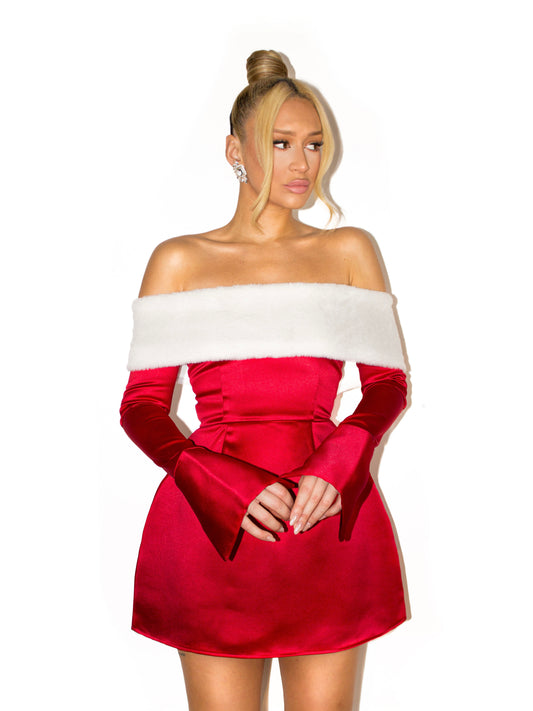 Off The Shoulder - Snow Bunny