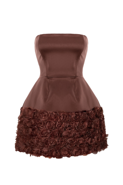Flora Mousse Mini Corset Dress