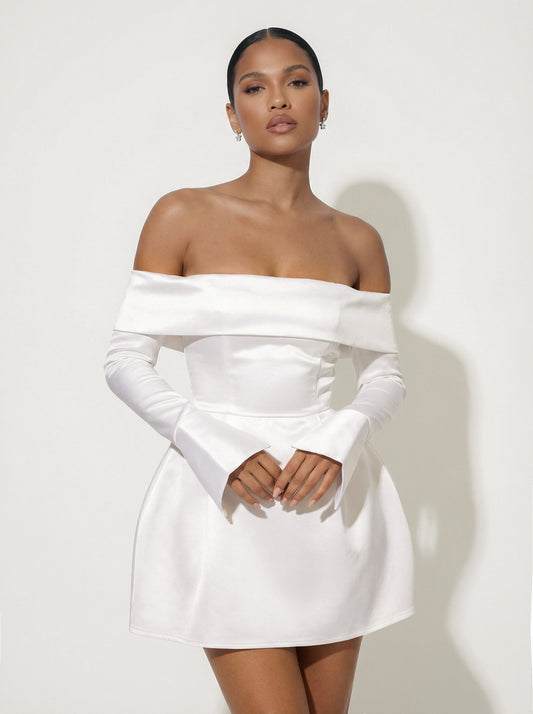 Off The Shoulder White