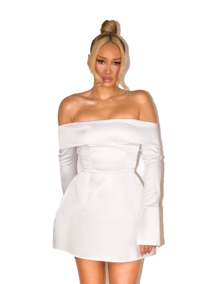 Off The Shoulder White
