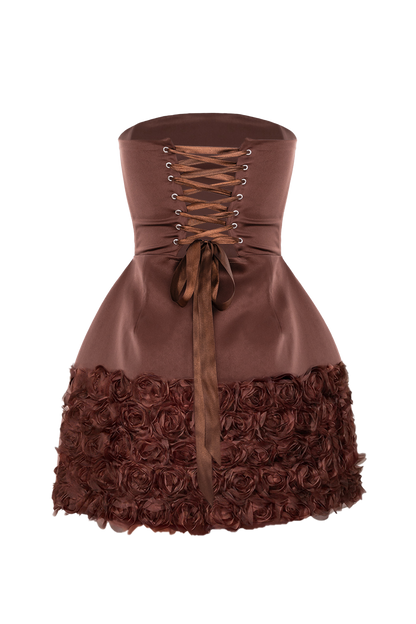 Flora Mousse Mini Corset Dress