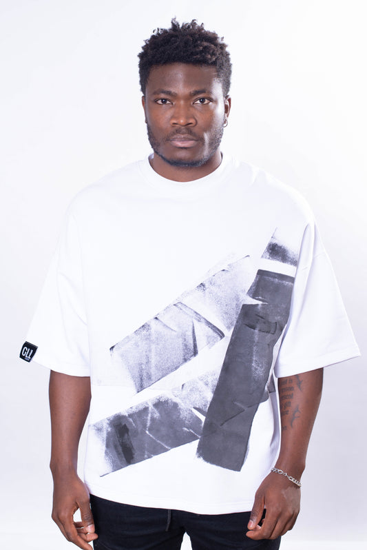 Oversized Ultra Heavyweight Streak Tee