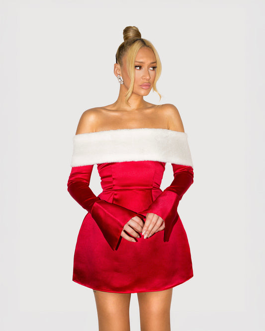 Off The Shoulder - Snow Bunny